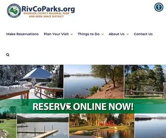 RivCoparks.org(Riverside County Regional Parks) Screenshot