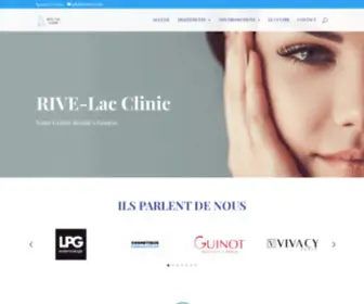 Rivelacclinic.ch(Médicine Esthetique & Anti) Screenshot