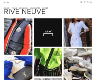 Riveneuve.fr(Découvrez les dernières collections des grandes marques du luxe) Screenshot