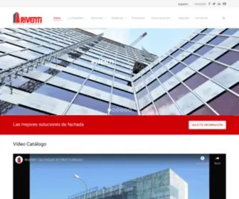 Riventi.net(Riventi Fachadas Estructurales // Muro Cortina // Modular) Screenshot