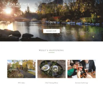 River-Cafe.com(River Caf) Screenshot