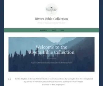 Riverabiblecollection.org(Rivera Bible Collection) Screenshot