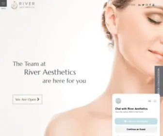 Riveraesthetics.com(River Aesthetics) Screenshot