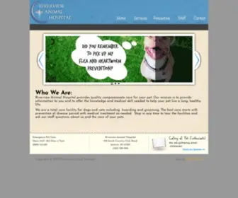 Riveranimal.com(Riverview Animal Hospital) Screenshot