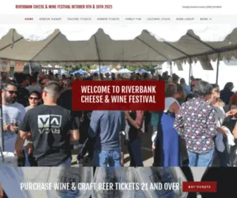 Riverbankcheeseandwine.com(Riverbank Cheese & Wine Festival) Screenshot