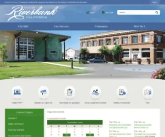 Riverbank.org(Riverbank, CA) Screenshot