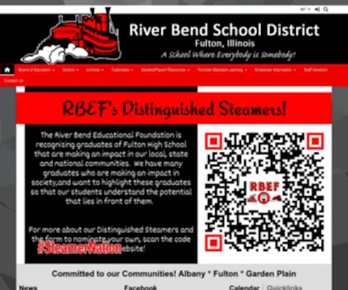 Riverbendschools.org(River Bend School District) Screenshot