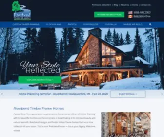 Riverbendtf.com(Timber Frame Homes) Screenshot