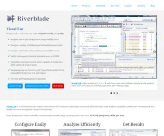 Riverblade.co.uk(Riverblade Ltd) Screenshot