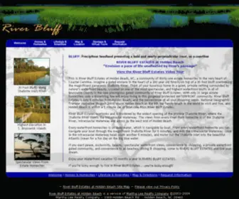 Riverbluffestates.com(Holden Beach) Screenshot