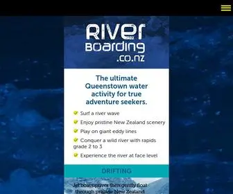 Riverboarding.co.nz(The ultimate Queenstown water activity for true adventure seekers) Screenshot