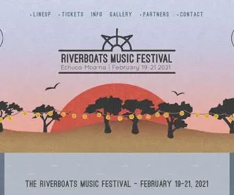 Riverboatsmusic.com.au(The Riverboats Music Festival) Screenshot