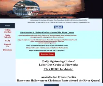 Riverboattour.com(River Queen Cruises) Screenshot