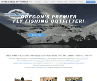 Riverborneoutfitters.com(Oregon Fly Fishing Guides) Screenshot