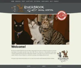 Riverbrookpetvet.com(Riverbrook Animal Hospital) Screenshot