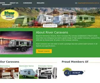 Rivercaravans.com.au(River Caravans) Screenshot