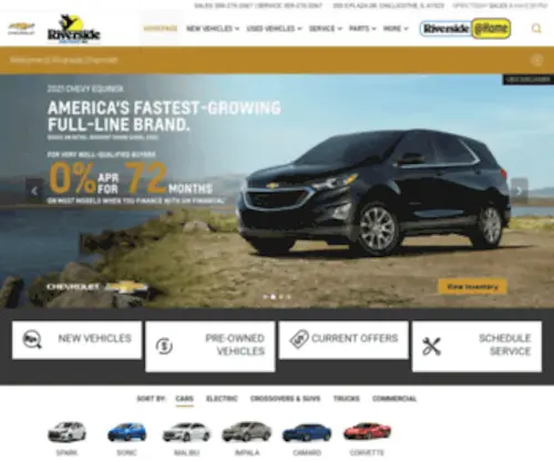 Riverchevy.com(Riverside Chevrolet) Screenshot