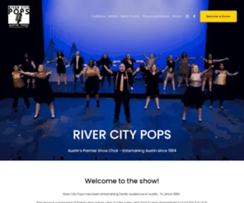 Rivercitypops.org(River City Pops) Screenshot
