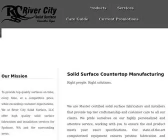 Rivercitysolidsurface.com(River City Solid Surface) Screenshot