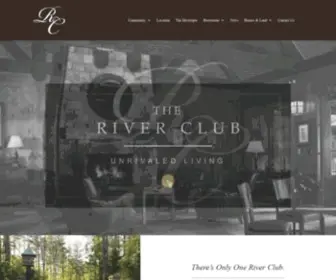 Riverclub.com(The River Club) Screenshot