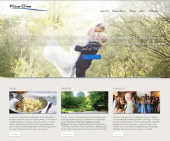 Rivercrestcatering.com(Michigan Wedding Venue & Catering Company) Screenshot