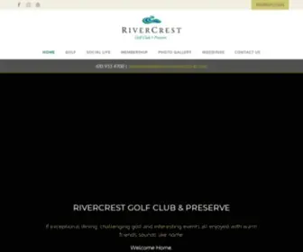 Rivercrestgolfclub.com(RiverCrest Golf Club and Preserve) Screenshot