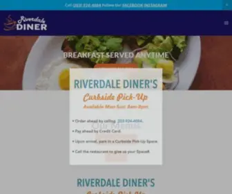 Riverdalediner.net(Riverdale Diner) Screenshot