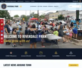 Riverdaleparkmd.info(Riverdale Park) Screenshot