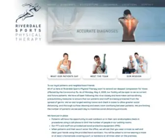 Riverdalesportspt.com(Riverdale Sports Physical Therapy) Screenshot