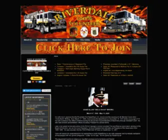 RiverdalevFD.org(Riverdale Fire Department) Screenshot