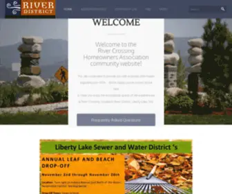 Riverdistricthoa.com(River Crossing) Screenshot