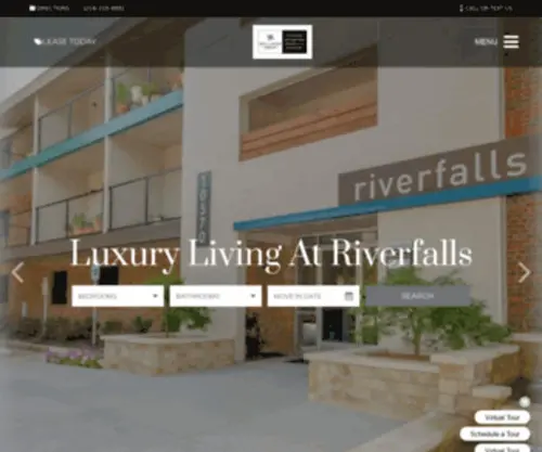 Riverfallsdallas.com(Dallas, TX, Luxury Apartments) Screenshot