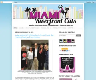 Riverfrontcats.com(Riverfront Cats) Screenshot