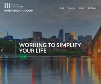 Riverfrontgroup-Focusfinancial.com(Focus Financial Network) Screenshot