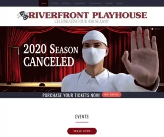 Riverfrontplayhouse.net(Riverfront Playhouse) Screenshot