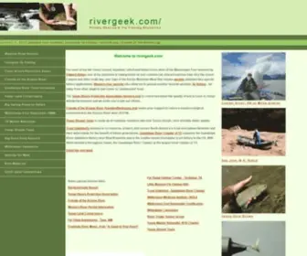 Rivergeek.com(Rivergeek home) Screenshot