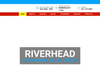 Riverheadautowash.com(Auto Detailing Services) Screenshot