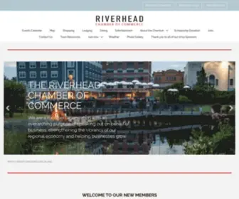 Riverheadchamber.com(Riverhead Chamber of Commerce) Screenshot