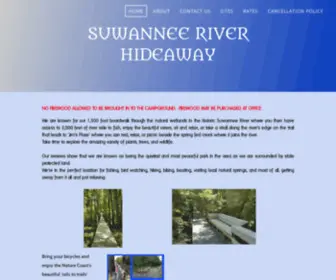 Riverhideaway.com(Suwannee River Hideaway Campground) Screenshot