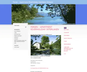 Riverholiday.ch(Apartment Riverholiday Interlaken Berner Oberland Jungfrau Region Schweiz) Screenshot