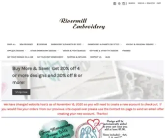 Rivermillembroidery.com(Rivermill Embroidery) Screenshot