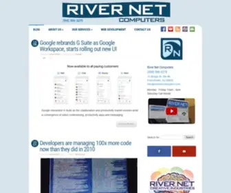 Rivernetcomputers.com(River Net Computers) Screenshot