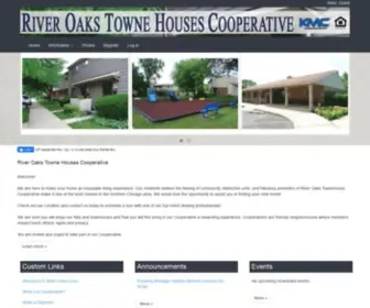 Riveroakstownehousescoop.org(River Oaks Towne Houses Cooperative) Screenshot