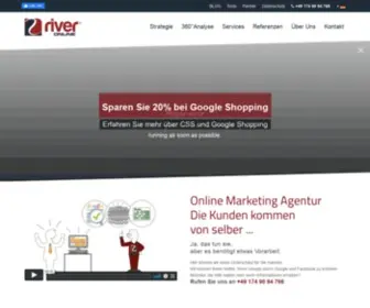 Riveronline.de(Online Marketing Agentur Hamburg) Screenshot