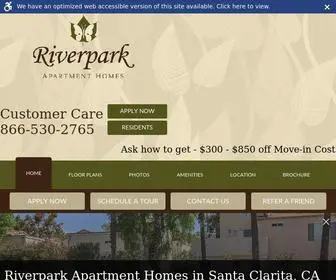 Riverparkapartmenthomes.com(Apartments in Santa Clarita) Screenshot