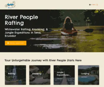 Riverpeopleecuador.com(River People) Screenshot