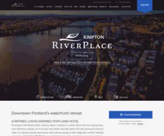Riverplacehotel.com(Downtown Portland Waterfront Hotel) Screenshot