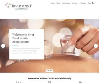 Riverpointacu.com(River Point Family Acupuncture) Screenshot