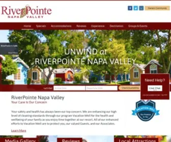 Riverpointeresort.com(Cozy Cottage Vacation Rentals) Screenshot