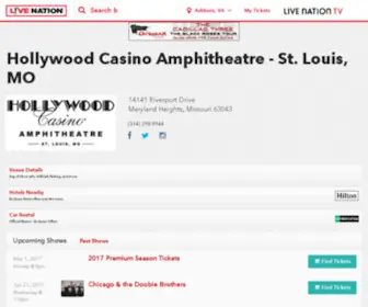 Riverport.com(Verizon Wireless Amphitheater St Louis) Screenshot